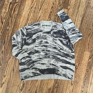 Camo 100% cashmere sweater